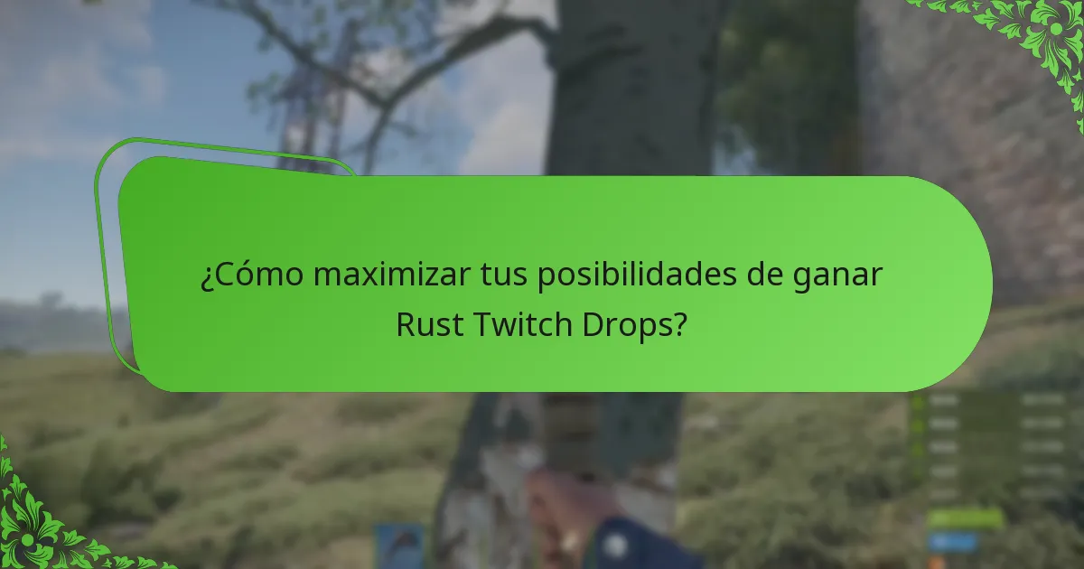¿Qué skins están disponibles a través de los Rust Twitch Drops?
