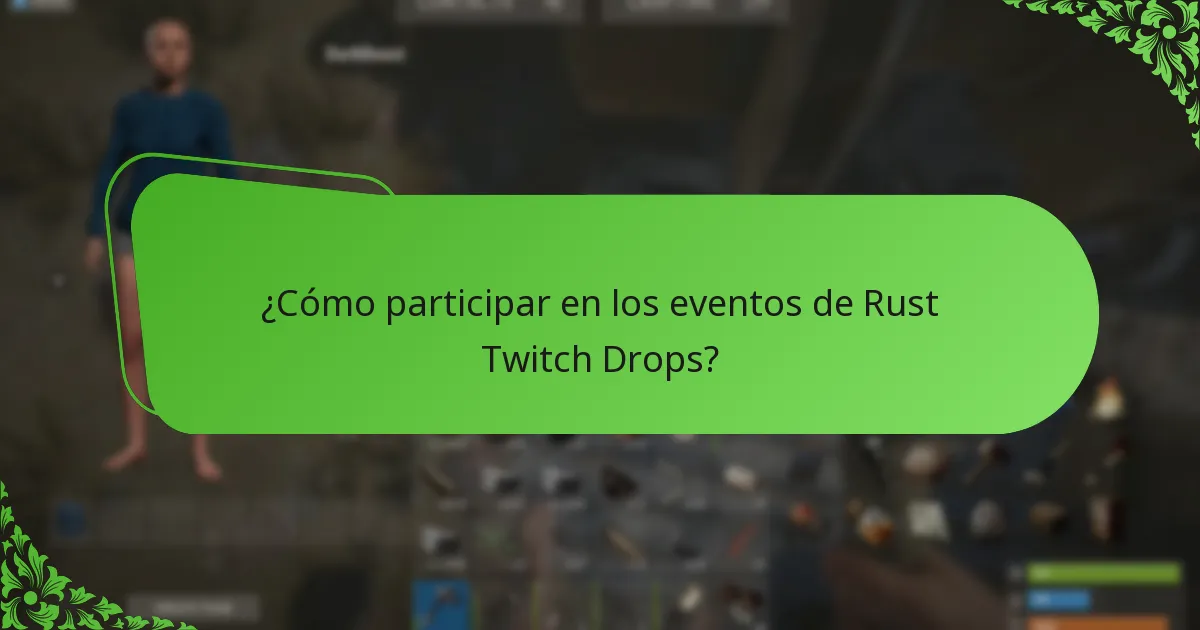 ¿Qué skins exclusivas están disponibles a través de los Rust Twitch Drops?