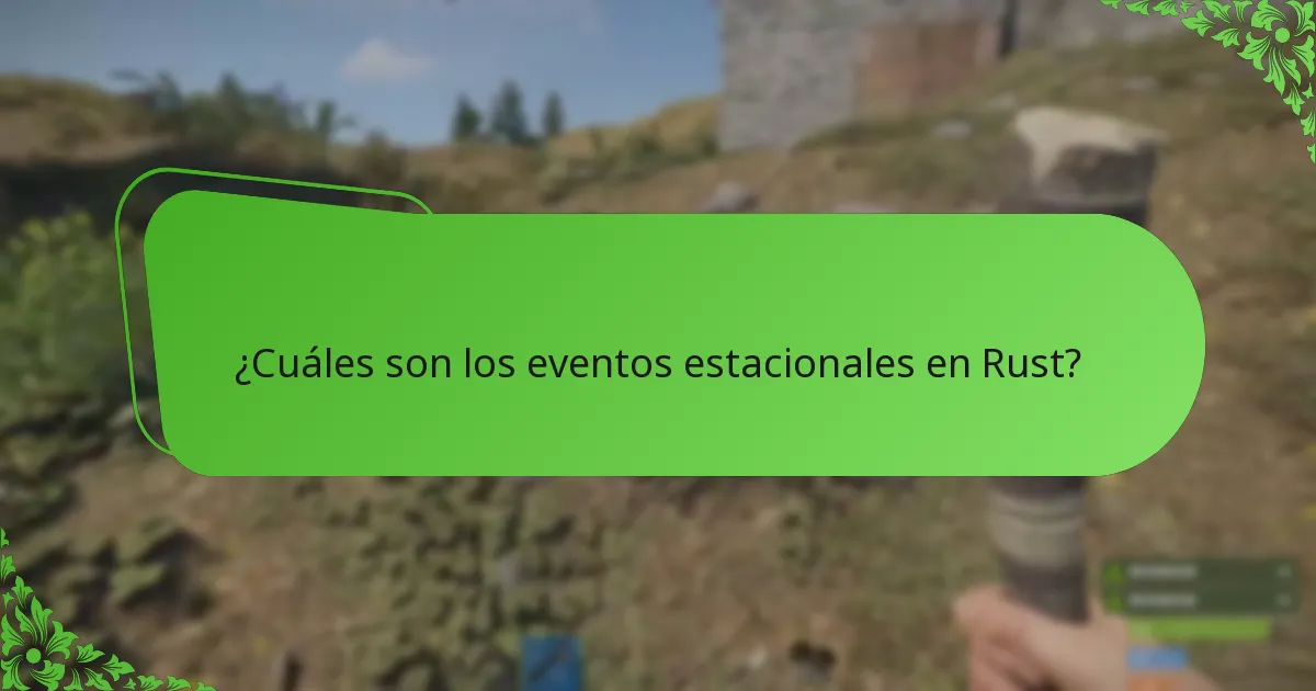 ¿Cuáles son los beneficios de participar en eventos de Rust?