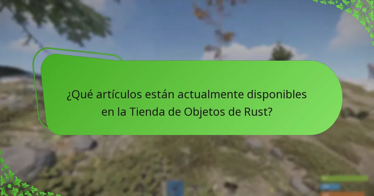 ¿Qué factores influyen en la fijación de precios de los artículos en la Tienda de Objetos de Rust?