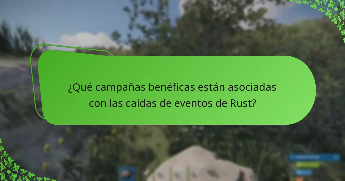 ¿Qué artículos son los más populares durante las caídas de eventos de Rust?